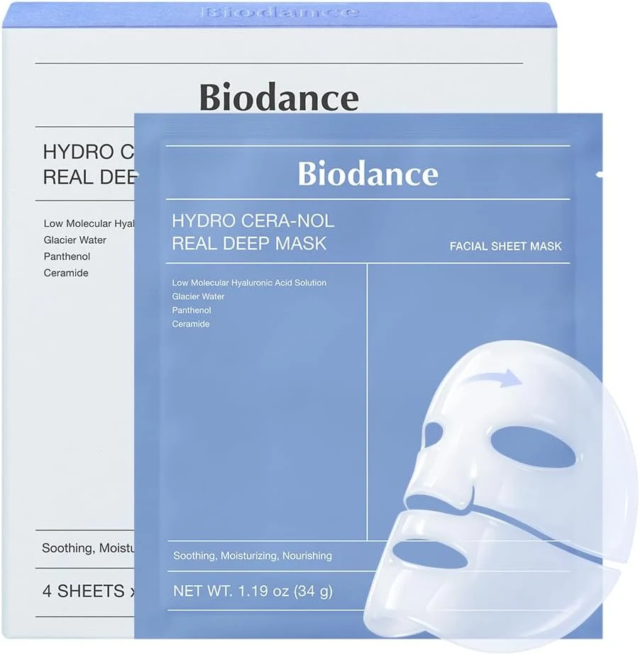Biodance Hydro Cera-Nol Real Deep Mask 4 Sheets 34g