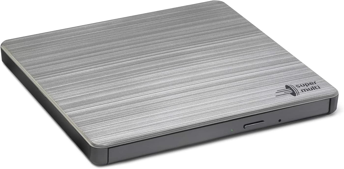 LG GP60 Slim External DVD Drive - Silver