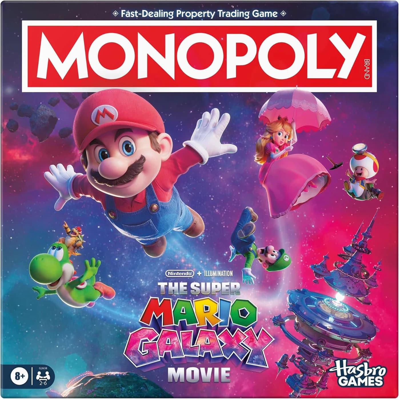 Monopoly The Super Mario Galaxy Movie Board Game