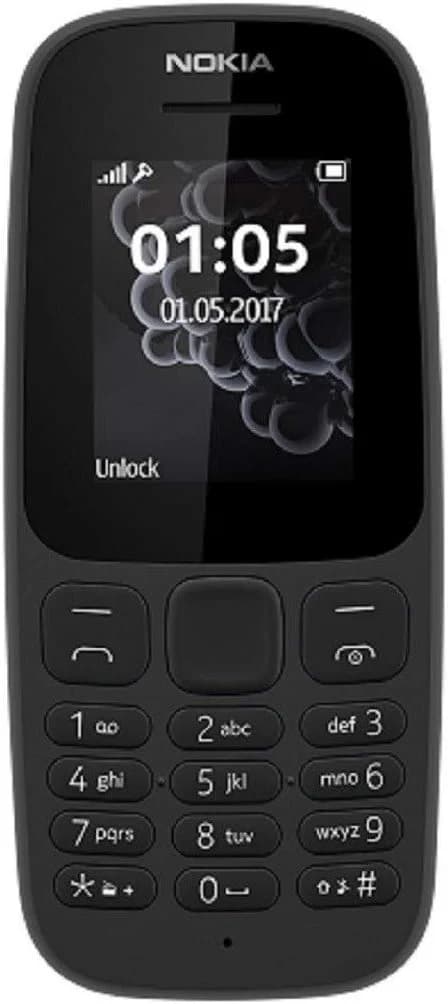 Nokia 105 (2017 Edition) Mobile Phone - Black