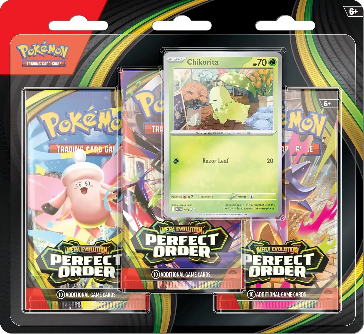 Pokemon TCG: Mega Evolutions Perfect Order, Chikorita Edition