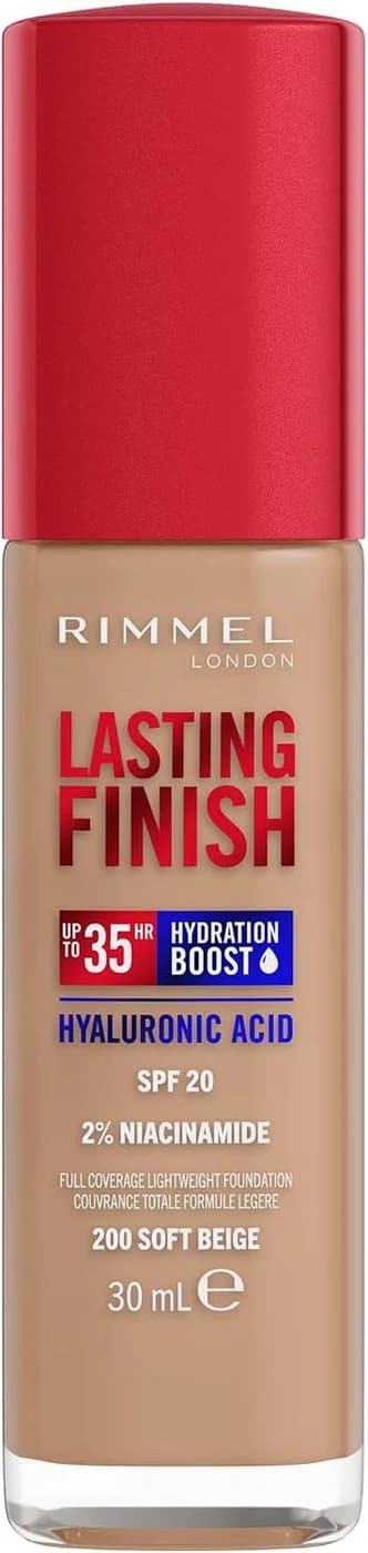 Rimmel London Lasting Finish 35Hr Foundation 30 ml - 200 Soft Beige